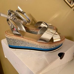 Aldo Silver Asiella Wedge